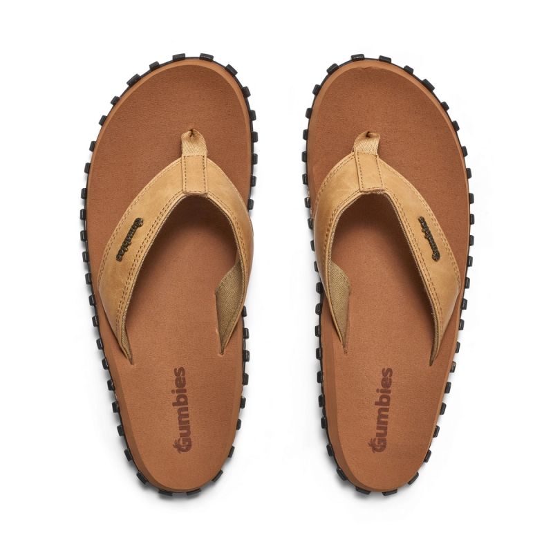 7. Flip-flops Gumbies Vegovert Flip-Flops Unisex Tan M GU-FFVEG128