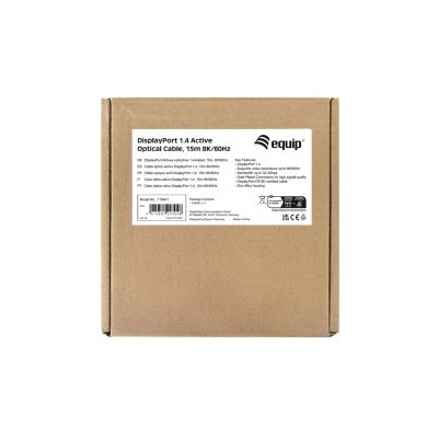 6. Equipment - DisplayPort Cable - DisplayPort (M) to DisplayPort (M) - DisplayPort 1.4 - 15.0m - Active, Supports 8K 30 Hz (7680 x 4320) - (119441)