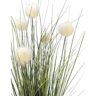 6. Artificial grass, life-like, with white balls, 70 cm