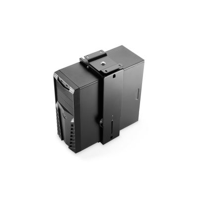 9. Under-desk PC mounting bracket with Easy-Locking mechanism