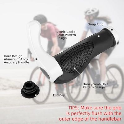 3. Rockbros BT1007W Bicycle Holder Set with Horns - White