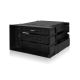 7. IcyDock 3x3.5" SATA in 2x5.25" bay backplace stage fan 80mm