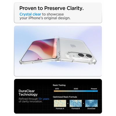 6. Spigen Ultra Hybrid Pro Case for iPhone Duo - Transparent