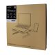 10. LogiLink AA0133 Laptop Stand Notebook Stand Black 40.6 cm (16")