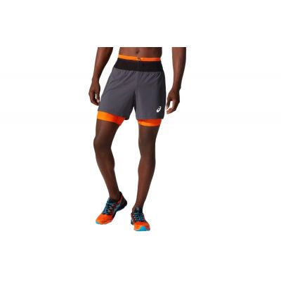 Asics Fujitrail Short 2011B898-020 Gray XS