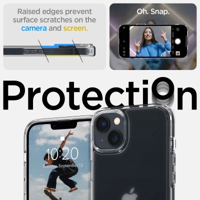 8. Spigen Ultra Hybrid iPhone 14 Plus Case - Matte Clear