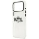 6. Karl Lagerfeld IML Choupette Sketch Logo MagSafe Case for iPhone 17 Pro - Clear