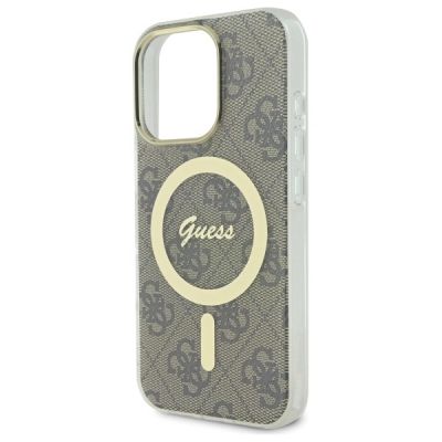 5. Guess IML 4G MagSafe Case for iPhone 16 Pro Max - Brown