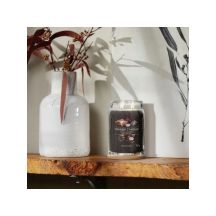 Large BLACK COCONUT YANKEE Candle