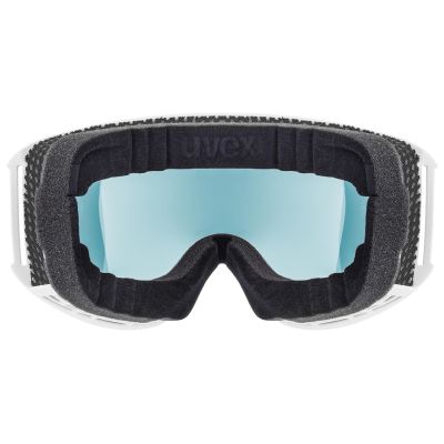 Uvex topic FM spheric winter sports goggles White Unisex Blue, Yellow Spherical lens