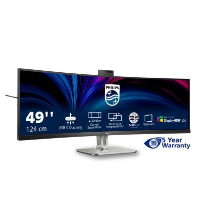 34. Philips 49B2U6900CH/00 computer monitor 124 cm (48.8") 5120 x 1440 px Dual QHD LCD Black