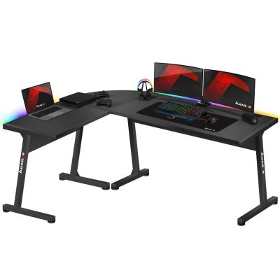 22. Huzaro Hero 6.0 Black RGB Gaming Desk