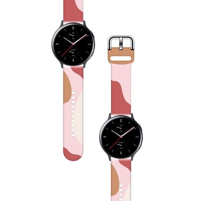 2. Strap Moro for Samsung Galaxy Watch 45 / 46 / 47 mm silicone bracelet watch band - pattern 12