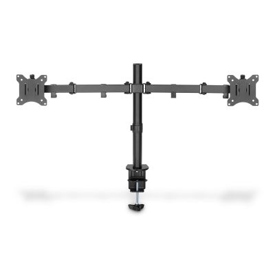 6. DIGITUS DOUBLE DESK MOUNT WITH CLAMP 2XLCD MAX. 32" MAX. LOAD 2X 8KG TILT AND SWIVEL BLACK DA-90400