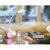 Activejet RAINBOW RGB LED table desk lamp white