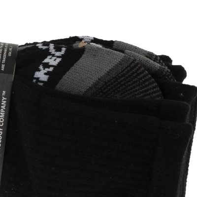 3. Skechers 3pk Mens 1/2 Terry Work Socks S106859-BLK Black 41-46