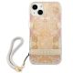3. Guess GUHCP13SHFLSD iPhone 13 mini 5.4" gold/gold hardcase Flower Strap