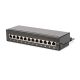 7. Digitus Desktop Patch Panel 12x RJ45, LSA level, cat.6A, shielded, black, cable guide