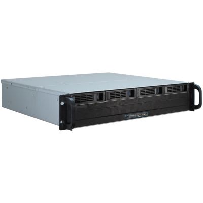2. Inter-Tech IPC 2U-2404S Rack Black, Silver