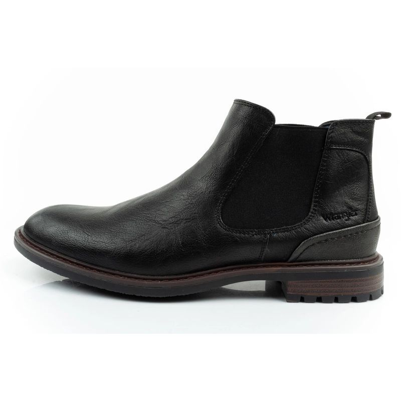 11. Wrangler Randy men's shoes Chelsea boots elegant fashionable slip-on black