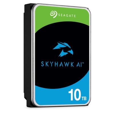 2. Seagate SkyHawk AI ST10000VE001 Hard Drive (10 TB; 3.5"; SATA; 256 MB; 7200 RPM)