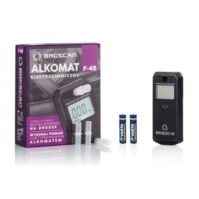 2. BACSCAN F-45 breathalyzer (electrochemical)
