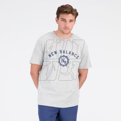 6. New Balance Sport Seasonal Graphic Cot AG M MT31904AG T-shirt