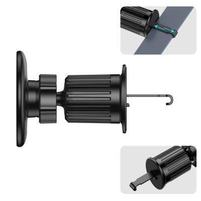 3. Tech-Protect N58 Magnetic MagSafe Car Air Vent Mount Holder - Black