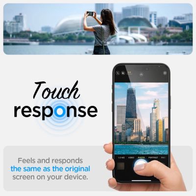 10. Spigen Glas.tR EZ Fit FC Tempered Glass for iPhone 15 Plus - Black