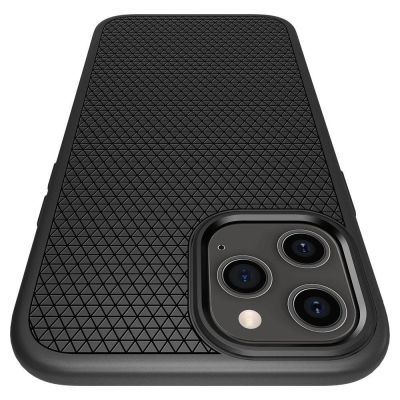 8. Spigen Liquid Air Case for iPhone 12 / iPhone 12 Pro - Matte Black