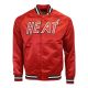 Mitchell & Ness Men's Lightweight Satin Jacket NBA Miami Heat