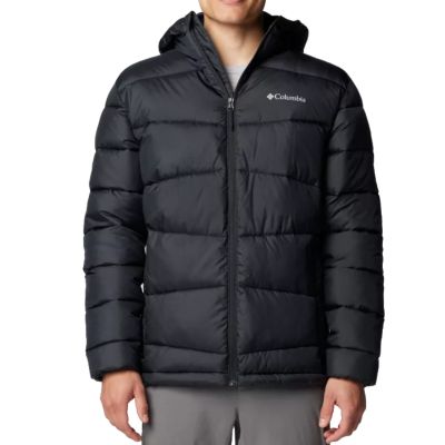 Men's Black Columbia Fivemile Butte II Hooded Jacket - WX6004-010