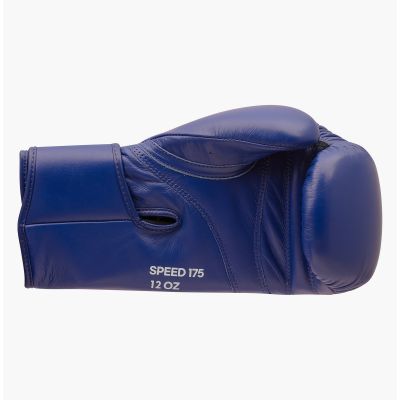 14. Adidas SPEED 175 leather boxing gloves blue