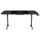 3. Huzaro Hero 4.7 Black Gaming Desk