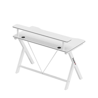 7. Huzaro Hero 1.9 White Gaming Desk