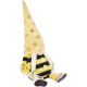 4. SQUARE GNOME SITTING BEE 35+6CM IN SNEAKERS SPRING DECORATION