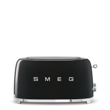 Smeg TSF02BLEU toaster black 4 slices, metal housing