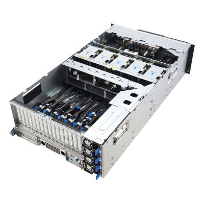 5. Asus Rack Platform (4U) ESC8000A-E13X AMD EPYC 9005 (8xNVMe, 2xM.2, 2x10Gbe, 8xQSFP, IPMI, R3200W)