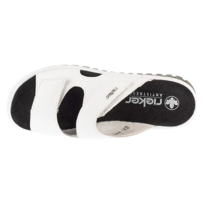 3. Rieker Slides Shoes V1392-80 White 38