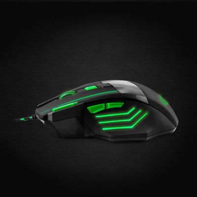 11. Esperanza Wolf EGM201G computer mouse (optical; 2400 DPI; black)