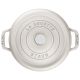 5. Round cast iron pot STAUB 40501-413-0 – White Truffle 5.2 l