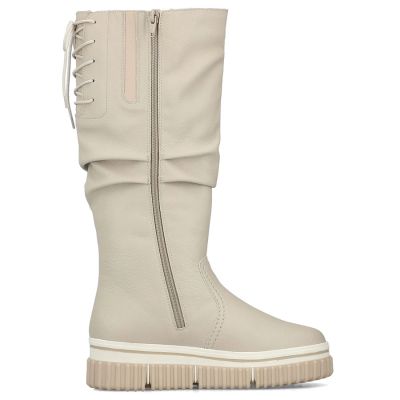 2. Waterproof women’s platform boots, beige – Rieker Y6370-60