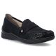 Women's comfortable black moccasin shoes Rieker 48968-00