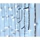 31. CHRISTMAS TREE LIGHTS OUTDOOR LIGHT CURTAIN 360 LED CONTROLLER TIMER COOL WHITE TRANSPARENT CABLE