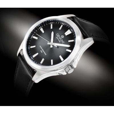 2. Giewont Elegance Sapphire Black Men's Watch GW5160-A2