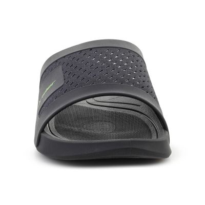 2. RIDER SMASH V SLIDE AD BLACK/DARK GRAY/GREEN 12568-BU414