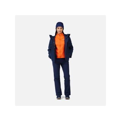 2. ROSSIGNOL Women's Sweatshirt W Blackside Mix HZ Fleece Orange