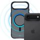 12. 3mk Smoke MagCase for iPhone 17 Air - Black Semi-Transparent