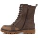 3. Women's suede worker boots brown M.Daszyński SA259-4