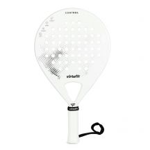 VIRTUFIT PADEL CONTROL RACKET - WHITE AND BLACK
